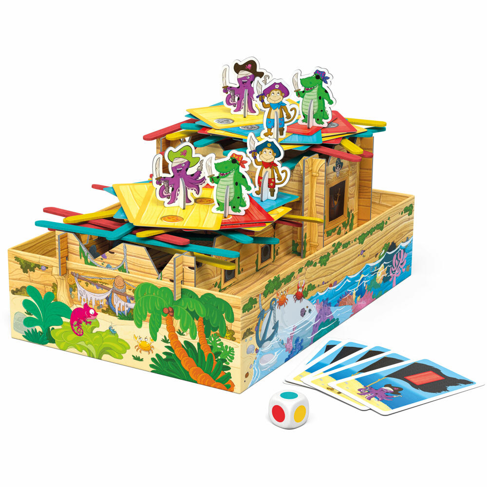 Schmidt Spiele Meine Lieblingsspiele Piraten-Mikado, Kinderspiel, Spieleklassiker, Kinder Spiel, ab 5 Jahren, 40647