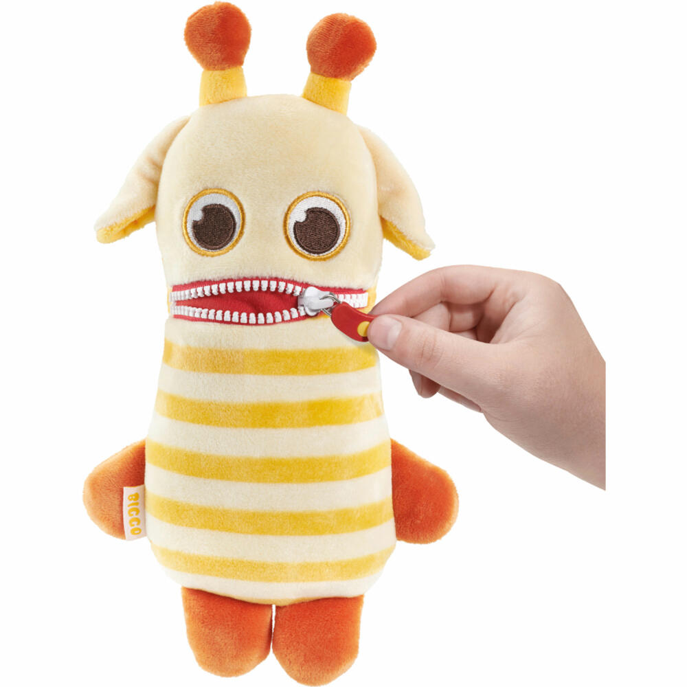 Schmidt Spiele Worry Eater Biggo, Zoo Babies Edition, Plush Toy, Cuddly Toy, Stuffed Toy, 28 cm, 42544