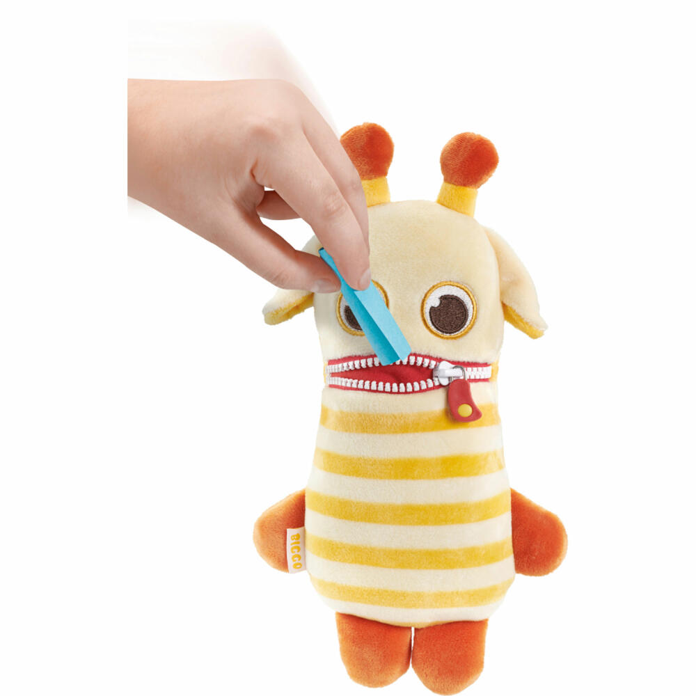 Schmidt Spiele Worry Eater Biggo, Zoo Babies Edition, Plush Toy, Cuddly Toy, Stuffed Toy, 28 cm, 42544