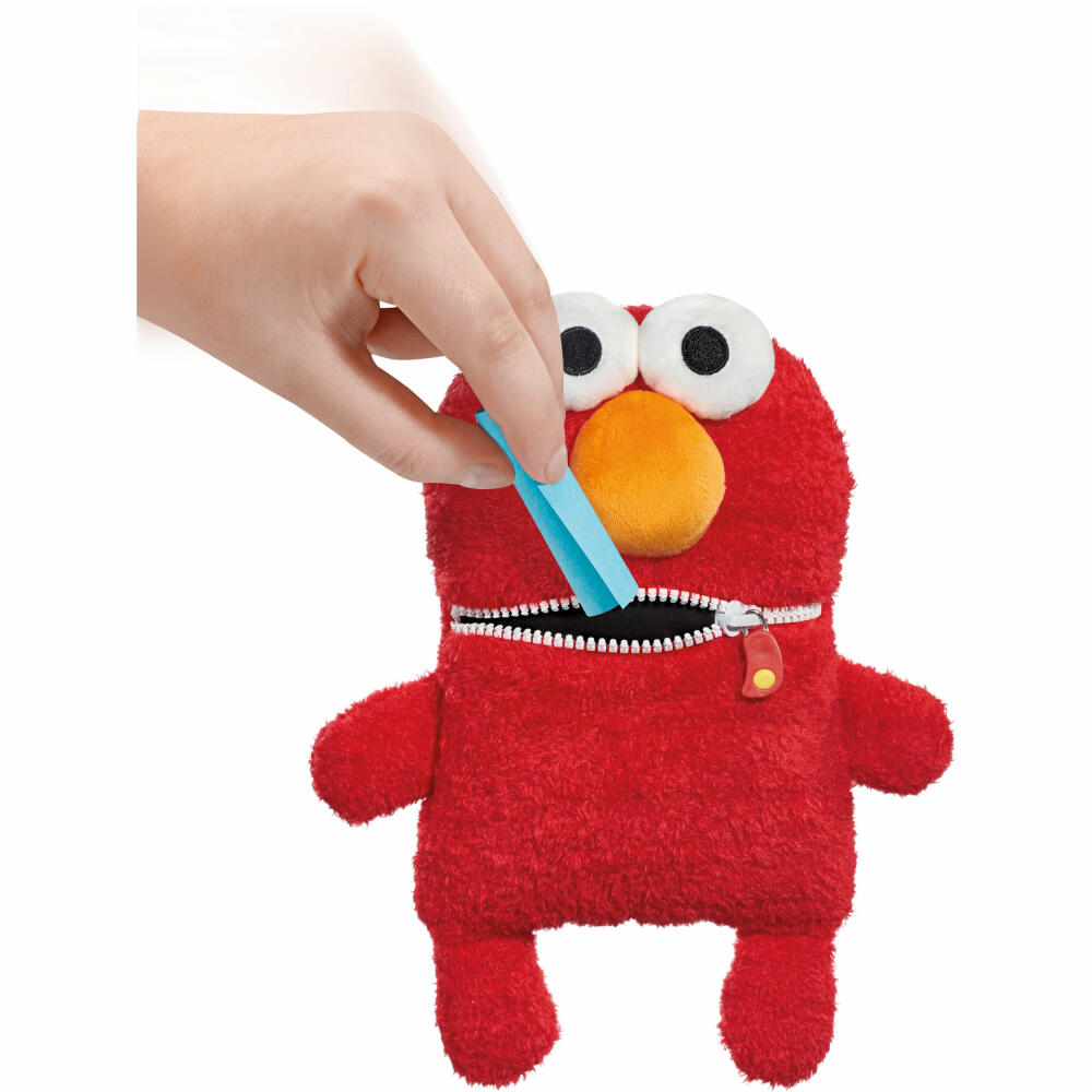 Schmidt Spiele Worry Eater Sesame Street Elmo, Plush Toy, Cuddly Toy, Worry Eater, 27 cm, 42549