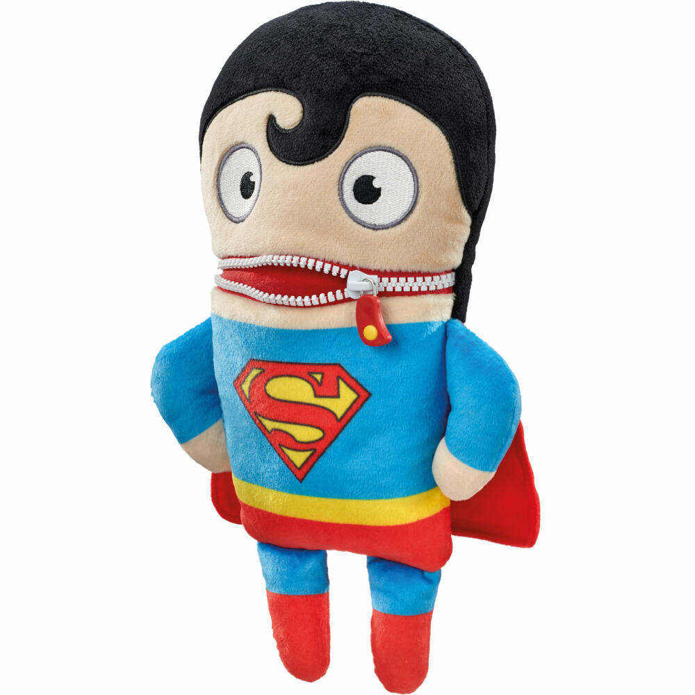 Schmidt Spiele Worry Eater DC Super Hero Superman, Plush Toy, Cuddly Toy, Worry Eater, 29 cm, 42551