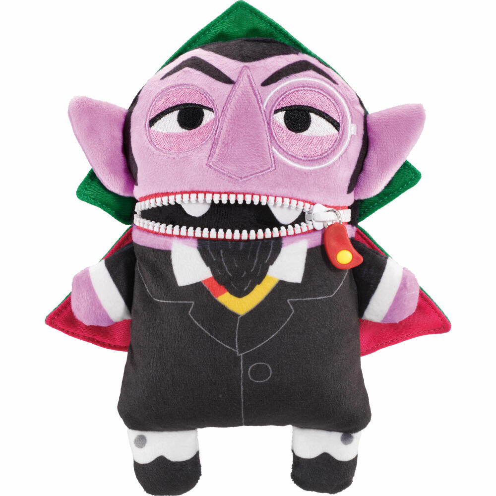 Schmidt Spiele Sorgenfresser Sesamstrasse Graf Zahl, Plüschfigur, Kuscheltier, 30 cm, 42556