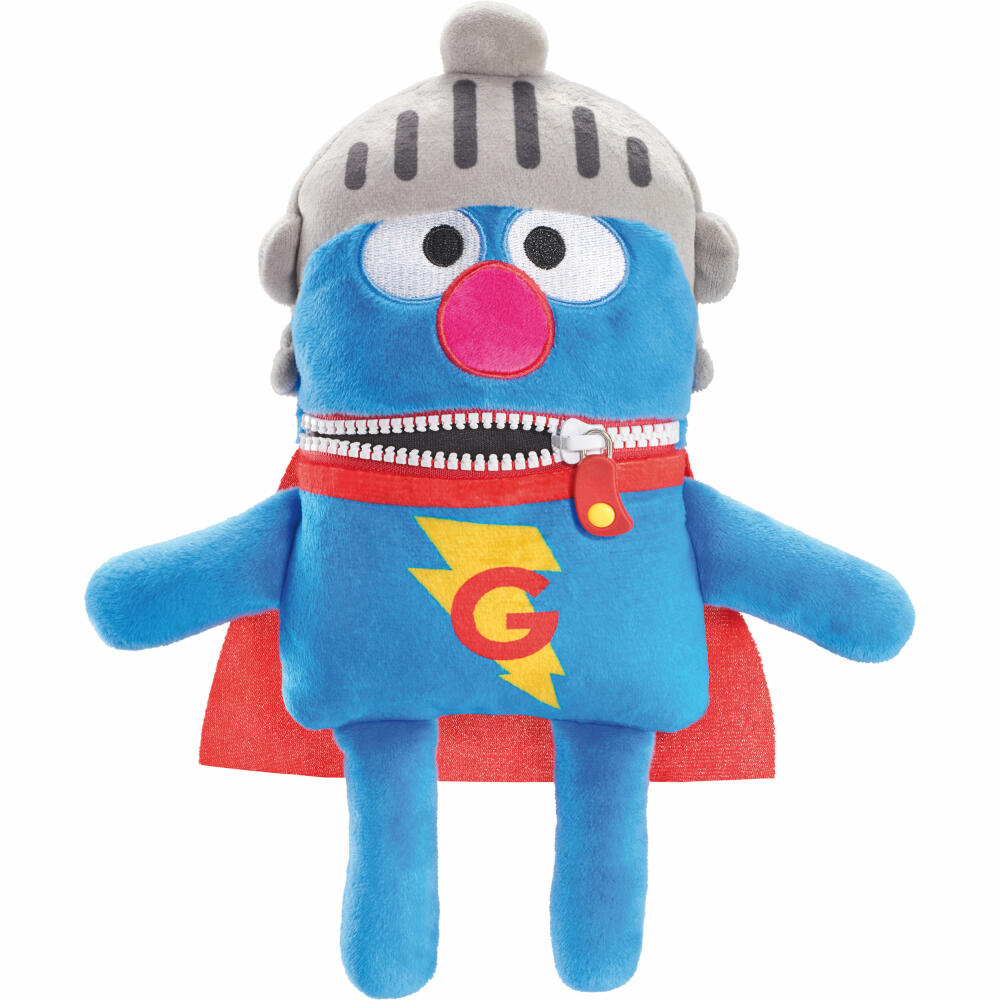 Schmidt Spiele Sorgenfresser Sesamstrasse Grobi, Plüschfigur, Kuscheltier, 36 cm, 42557