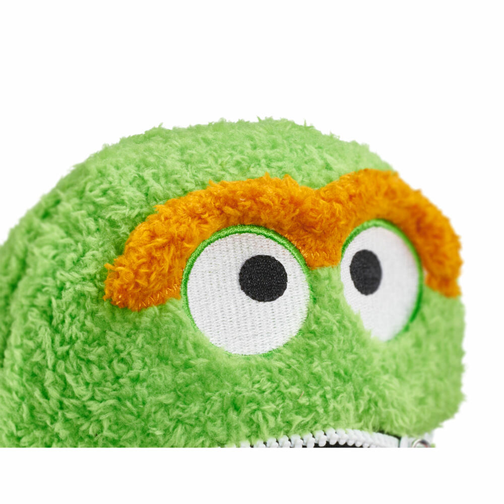Schmidt Spiele Worry Eater meets Sesame Street Oskar from the Tonne, Plush Figure, Cuddly Toy, Plush, 29 cm, 42558