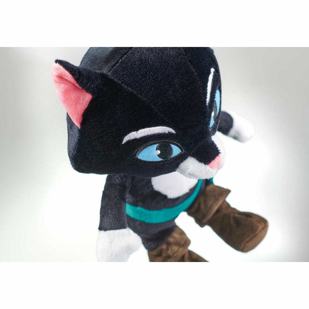 Schmidt Spiele Der gestiefelte Kater Kitty Samtpfote, Kuscheltier, Plüschtier, Stofftier, Plüsch, 26 cm, 42779