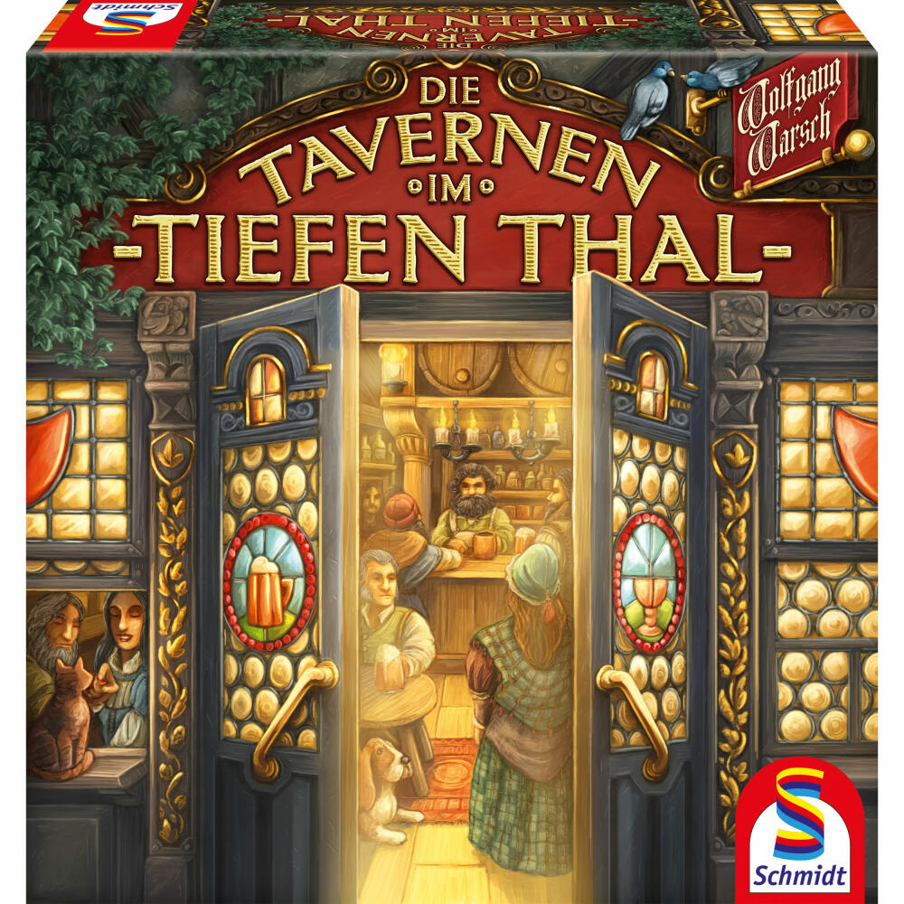Schmidt Spiele Familienspiel Die Tavernen im Tiefen Thal, Strategiespiel, Strategie Spiel, Ab 10 Jahre, 49351