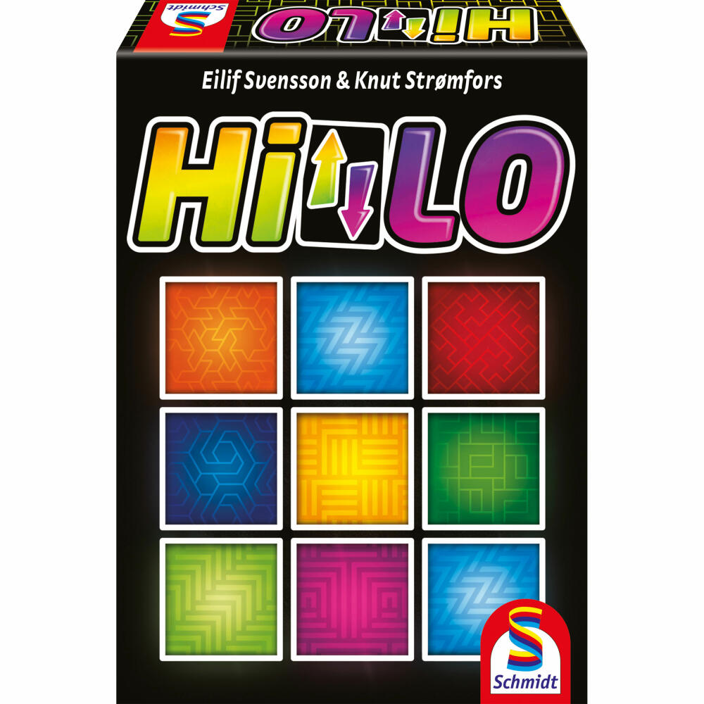 Schmidt Spiele family game HiLO, card game, thinking game, logic game, card game, from 8 years, 49362