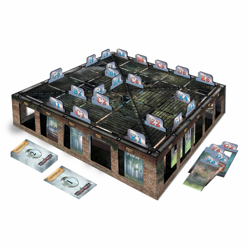 Schmidt Spiele Mystery House Escape Game, Adventure Game, 3D Escape Room, for 1-5 Players, 49373