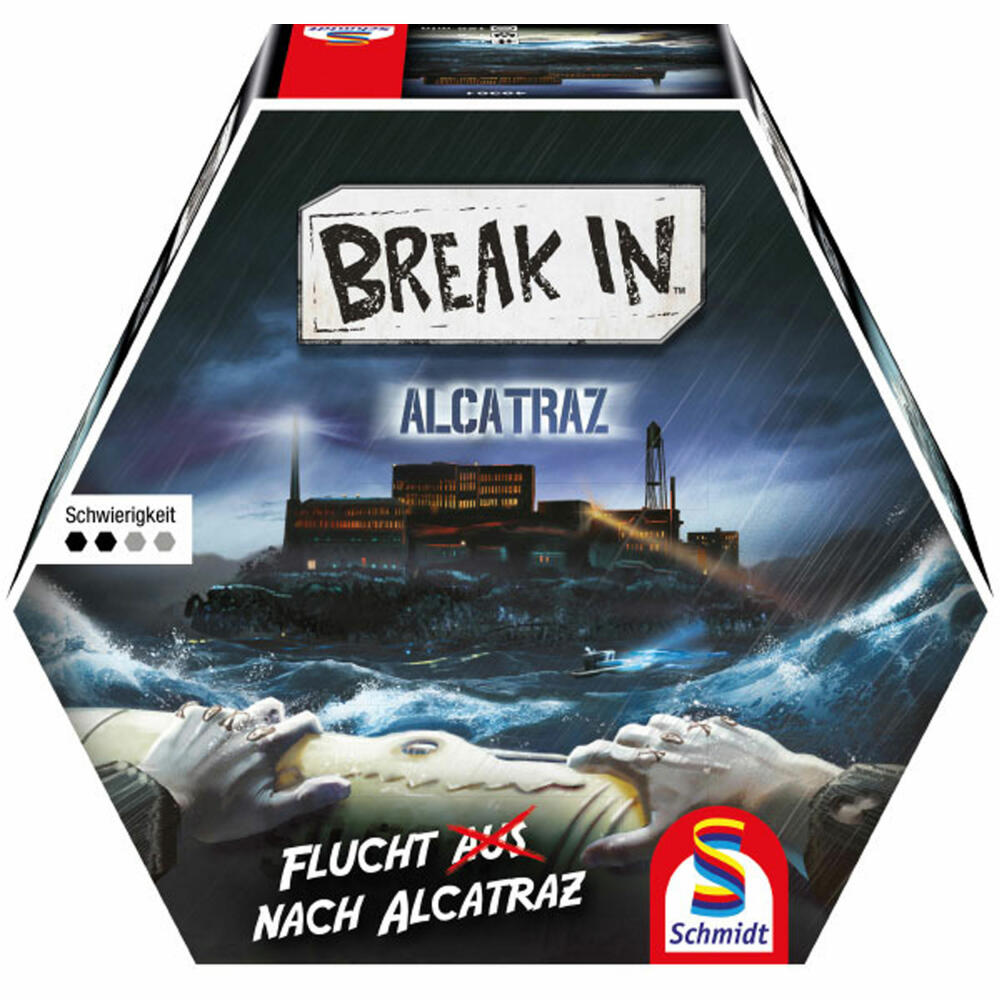 Schmidt Spiele Break In Alcatraz, Escape Room, Abenteuerspiel, Gesellschaftsspiel, 49381