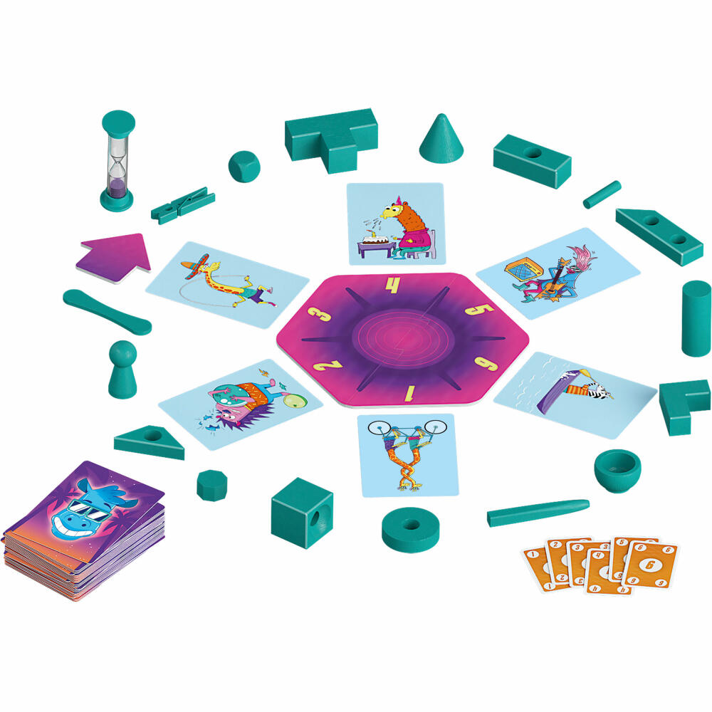 Schmidt Spiele Koole Klötze, Familienspiel, Ratespiel, Gesellschaftsspiel, ab 8 Jahre, 49414