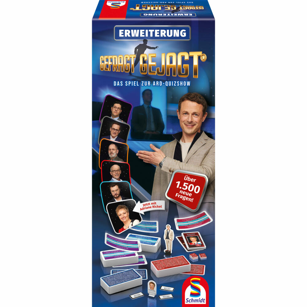 Schmidt Spiele Gefragt Gejagt The Expansion, Family Game, Quiz Game, Board Game, Quiz, 49416