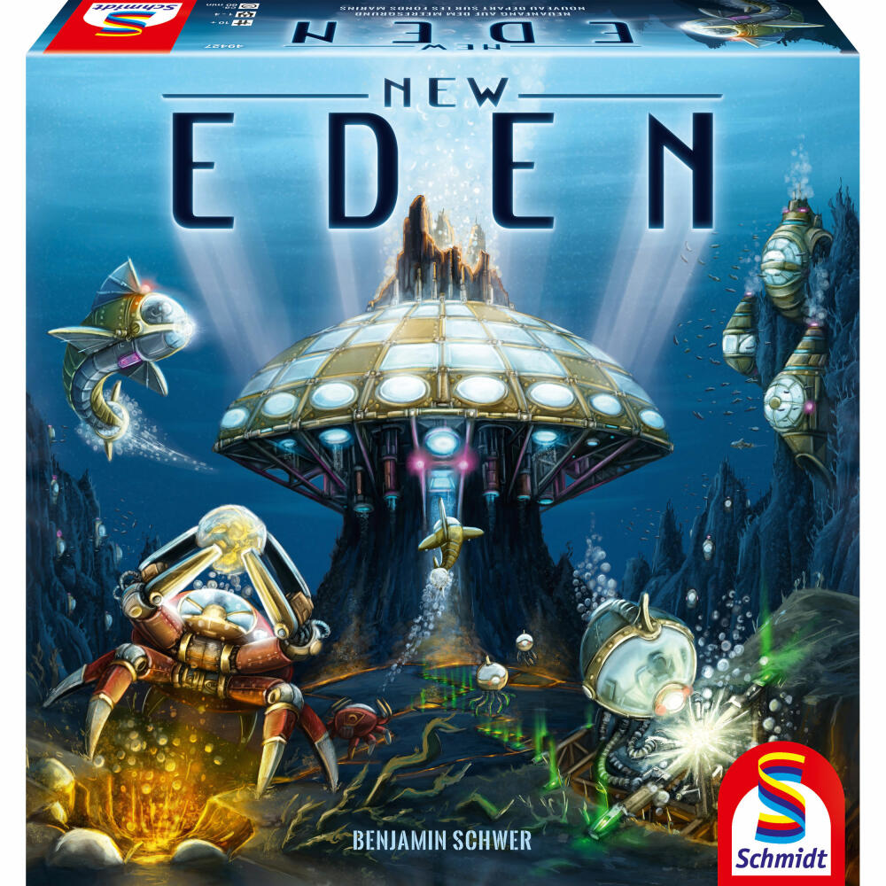 Schmidt Spiele New Eden, Familienspiel, Gesellschaftsspiel, Aufbauspiel, ab 10 Jahre, 49427