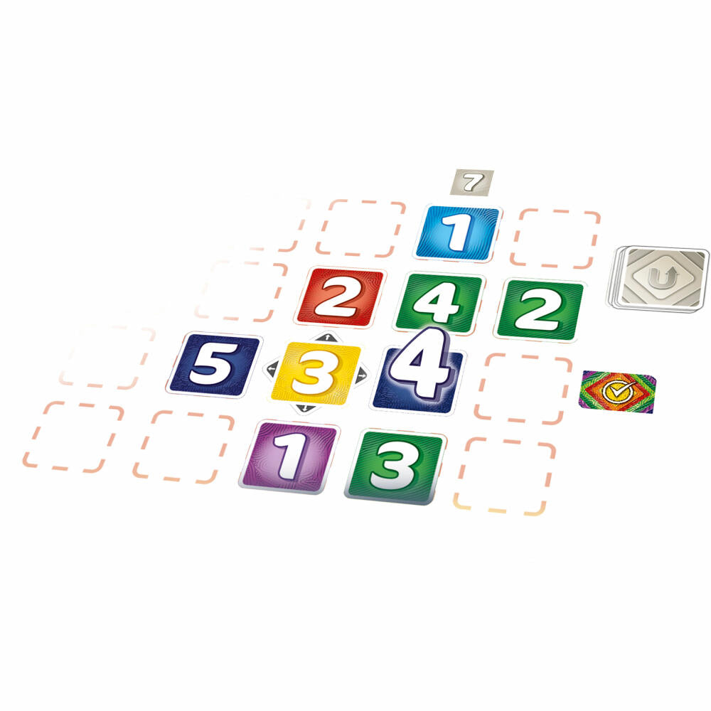 Schmidt Spiele For One Number UP, board game, one-person game, ages 8 and up, 49433