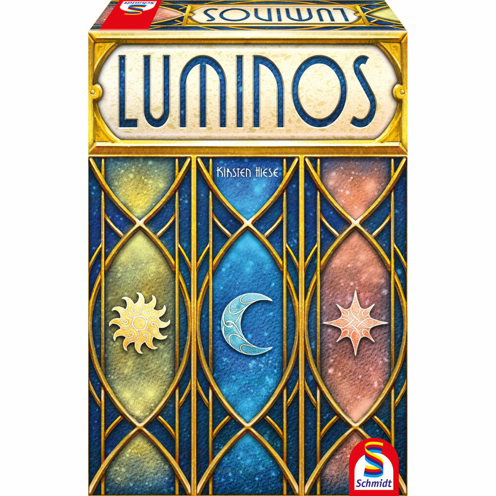 Schmidt Spiele Luminos, Legespiel, Familienspiel, Gesellschaftsspiel, ab 8 Jahren, 49446