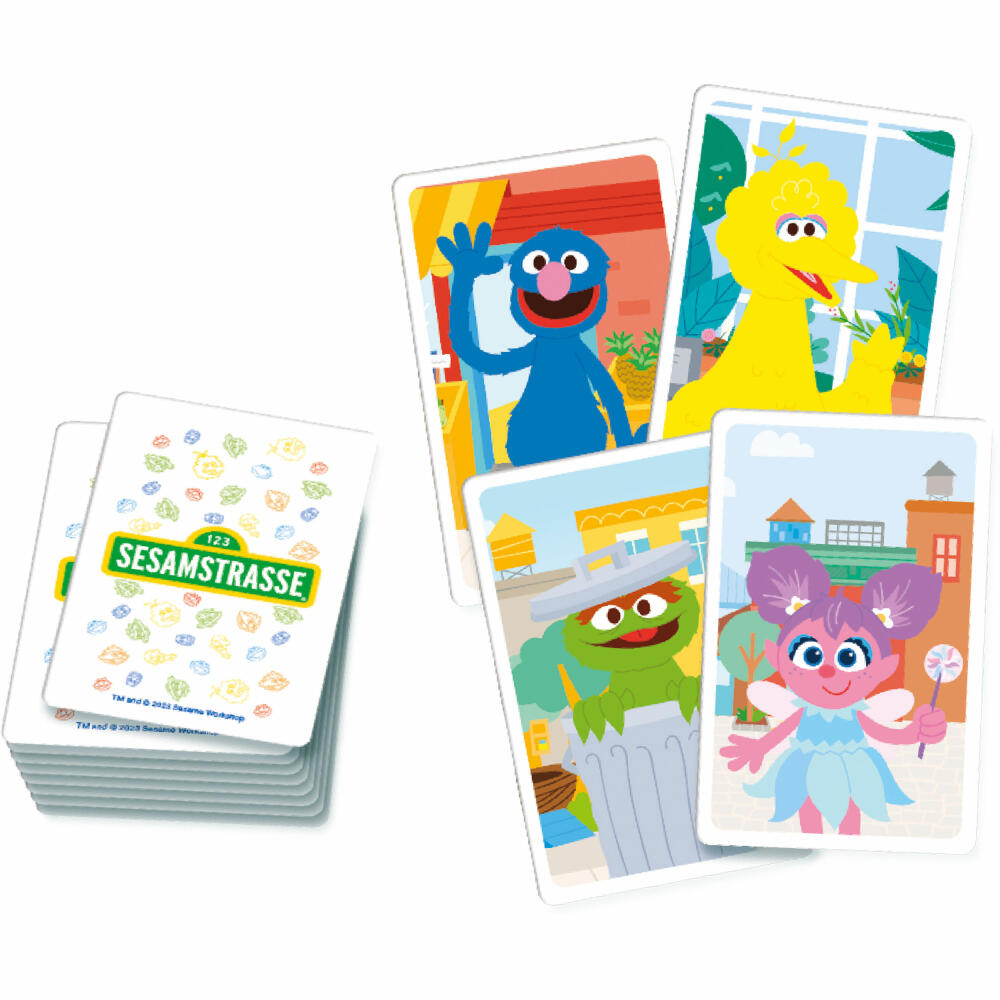 Schmidt Spiele Sesame Street Schnipp Schnapp, card game, reaction game, children's game, from 4 years, 51452