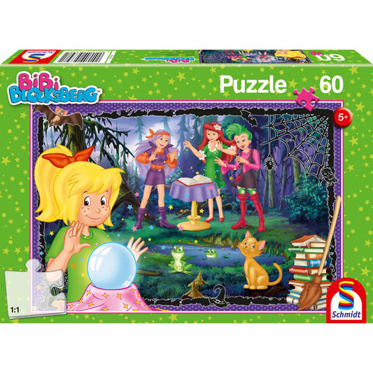 Schmidt Spiele Bibi Blocksberg Voll verhext, Kinderpuzzle, Kinder Puzzle, Kinderpuzzles, 60 Teile, 56398