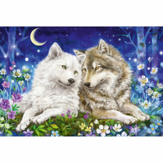 Schmidt Spiele Kuschelige Wolfsfreunde, Puzzle, Kinderpuzzle, Kinder, 200 Teile, 56469