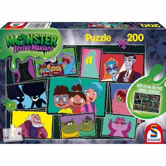 Schmidt Spiele Kinderpuzzle Loving Maniacs Monster Loving Maniacs, Bildergalerie, Kinder Puzzle, 200 Teile, 56479