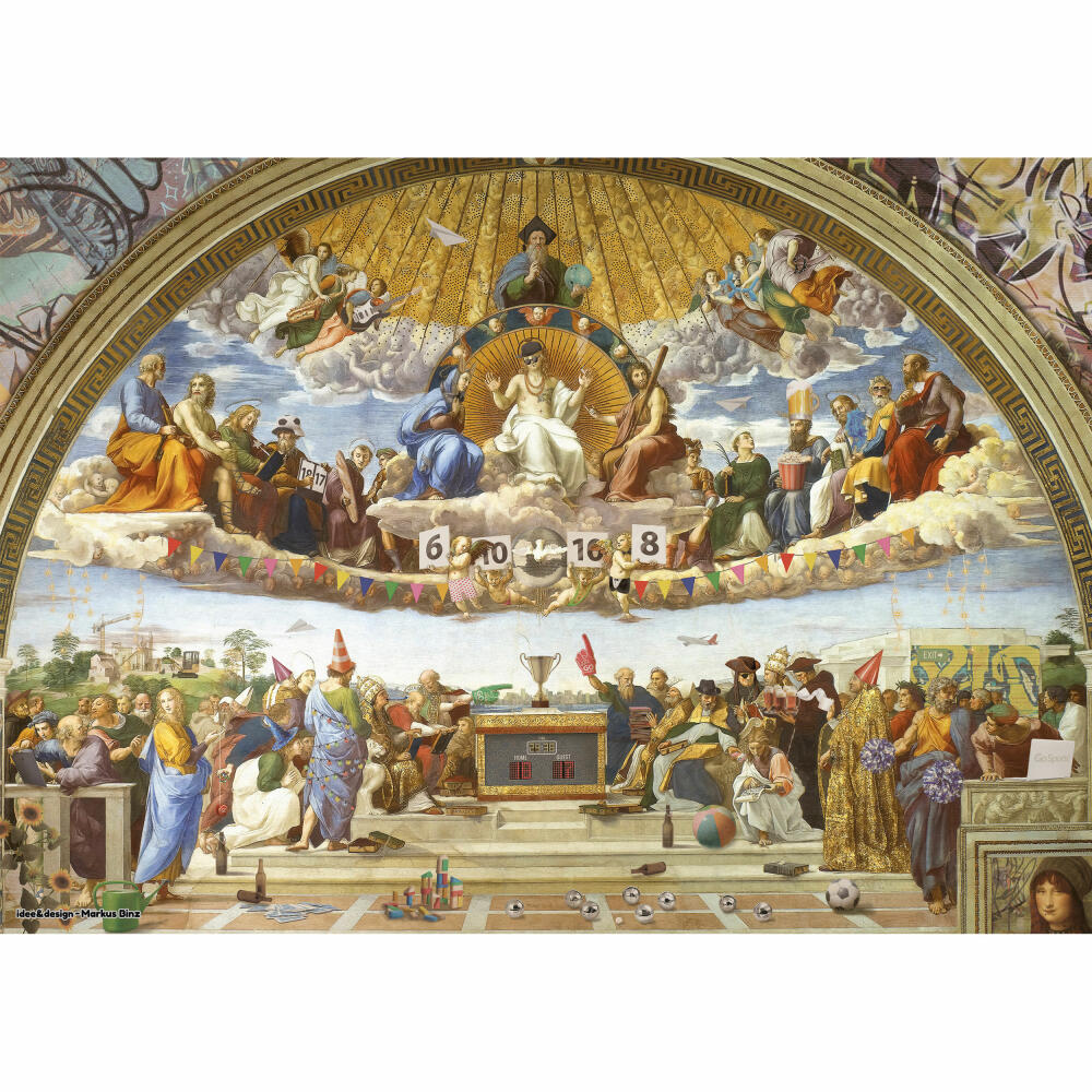 Schmidt Spiele Puzzle Disputation of the Holy Sacrament 2024?, Adult Puzzle, Markus Binz, 1000 Pieces, 58527