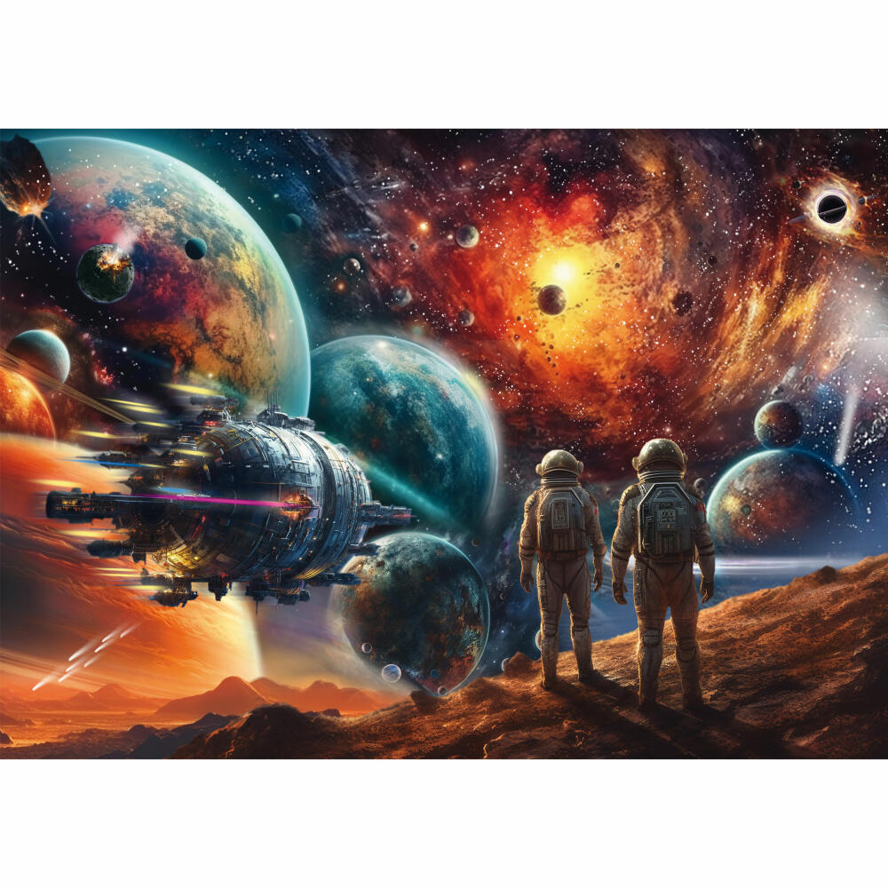 Schmidt Spiele Puzzle Kosmische Farbenpracht, Reise ins Weltall, Michele Farella, Erwachsenenpuzzle, 1000 Teile, 58536