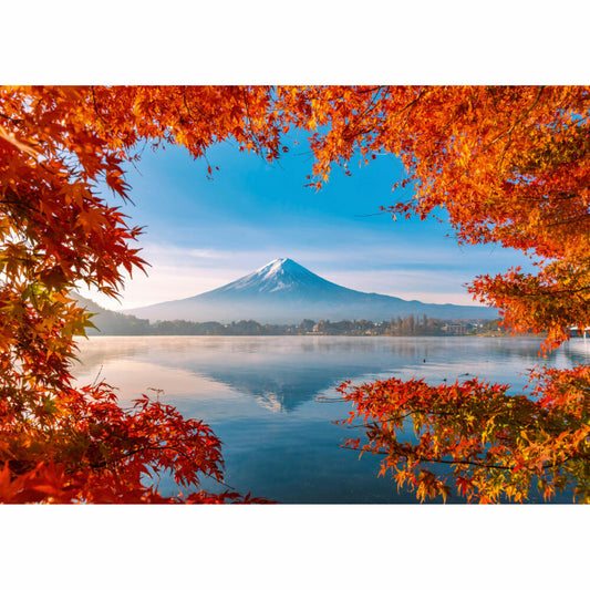 Schmidt Spiele Puzzle Herbstzauber am Fuji, Erwachsenenpuzzle, 1000 Teile, 58946