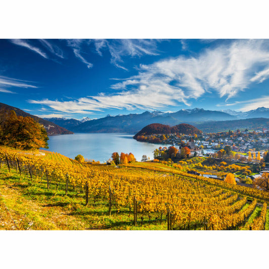 Schmidt Spiele Puzzle Weinberge, Erwachsenenpuzzle, 117.6 x 83.6 cm, 2000 Teile, 58953