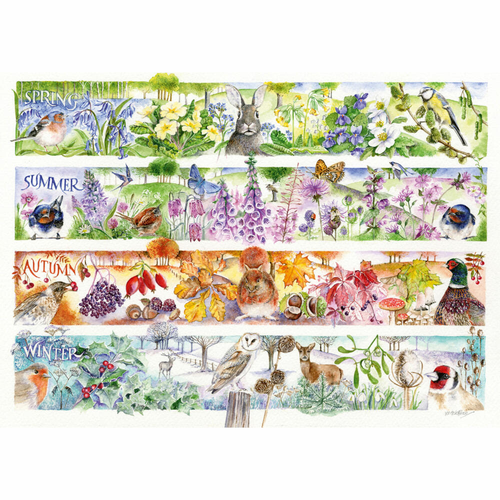Schmidt Spiele Seasons, Standard Puzzle, Adult Puzzle, 1000 Pieces, 58980
