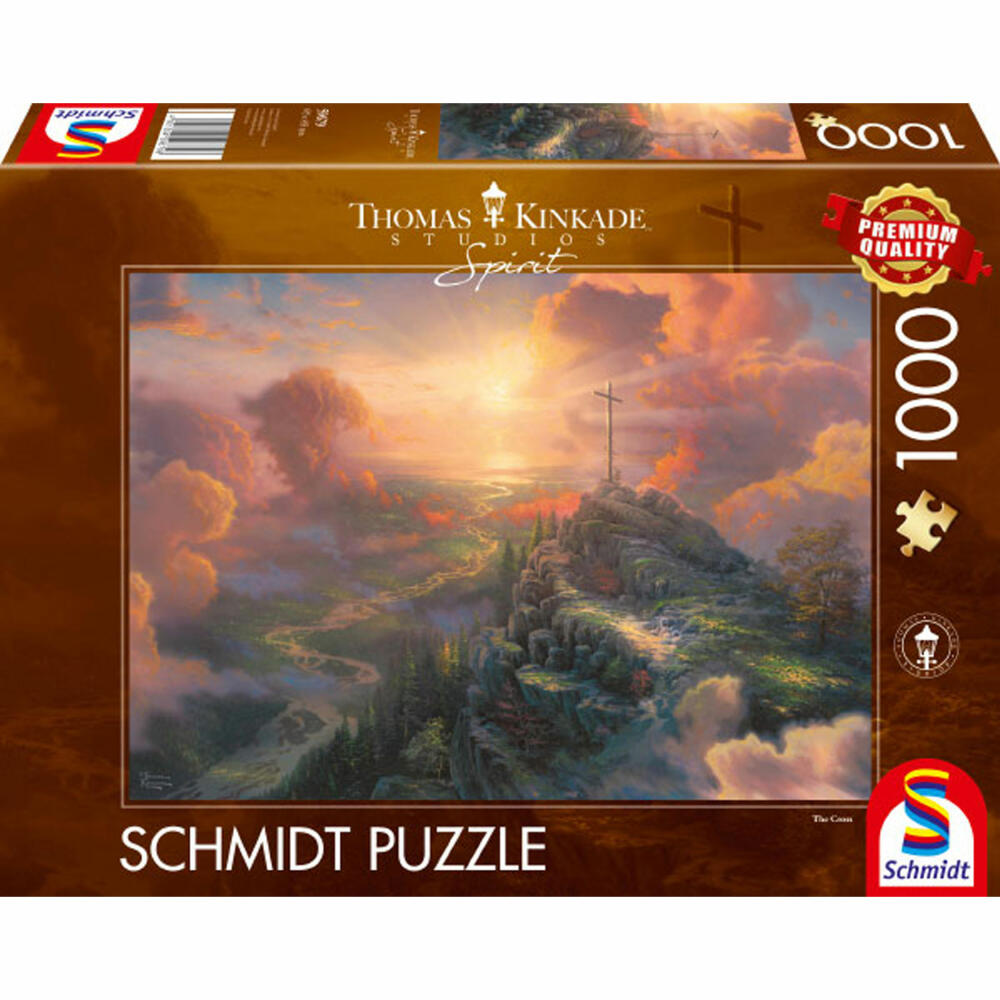 Schmidt Spiele Spirit Das Kreuz, Thomas Kinkade, Puzzle, Erwachsenenpuzzle, 1000 Teile, 59679