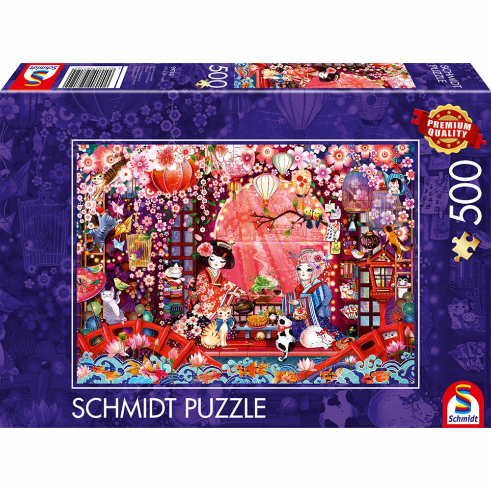 Schmidt Spiele Japanische Teezeremonie, Puzzle, Erwachsenenpuzzle, Standard, 500 Teile, 59712