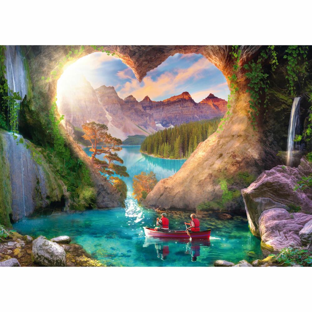 Schmidt Spiele Puzzle Ausblick mit Herz, Standard, Erwachsenenpuzzle, 1000 Teile, 59777