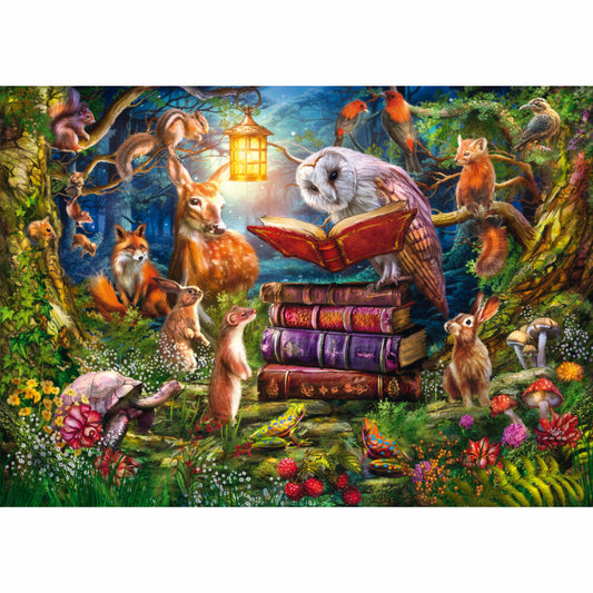Schmidt Spiele Puzzle Waldgeschichten zur Nacht, Standard, Erwachsenenpuzzle, 1000 Teile, 59779
