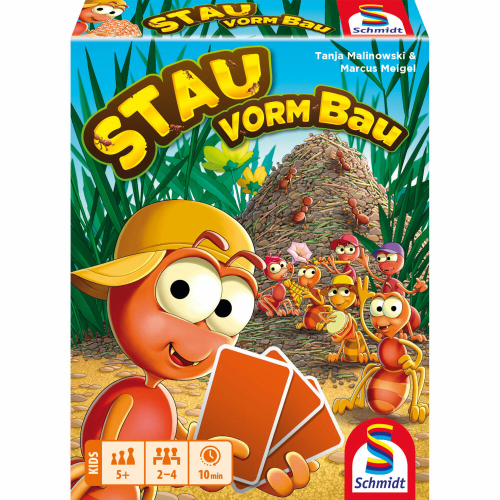 Schmidt Spiele Stau vorm Bau, card game, children's game, from 5 years, 75053