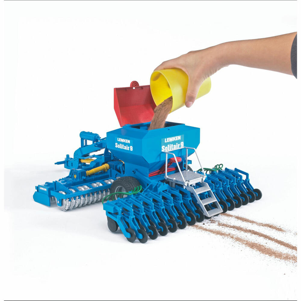 Bruder Agriculture LEMKEN Solitair 9 seed drill combination, model vehicle, model vehicle, toy, accessories, 02026