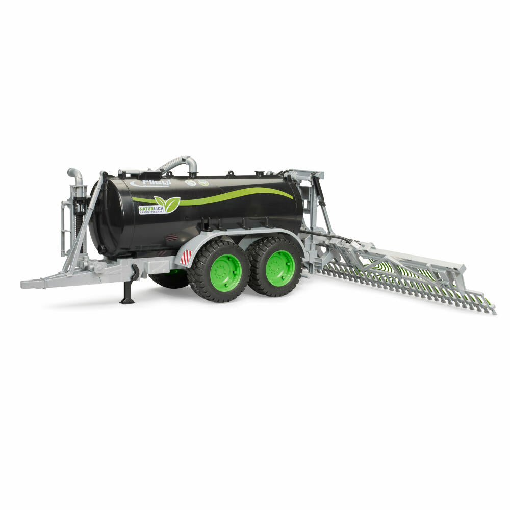 Bruder Fliegl Barrel Trailer Jumbo Line Plus, Model Vehicle, Toy, Trailer, Black, 02036