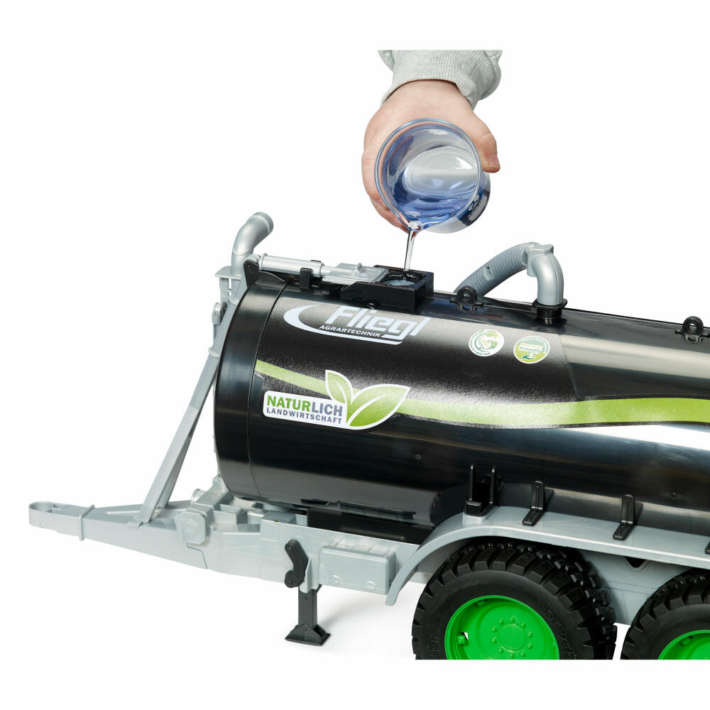 Bruder Fliegl Barrel Trailer Jumbo Line Plus, Model Vehicle, Toy, Trailer, Black, 02036
