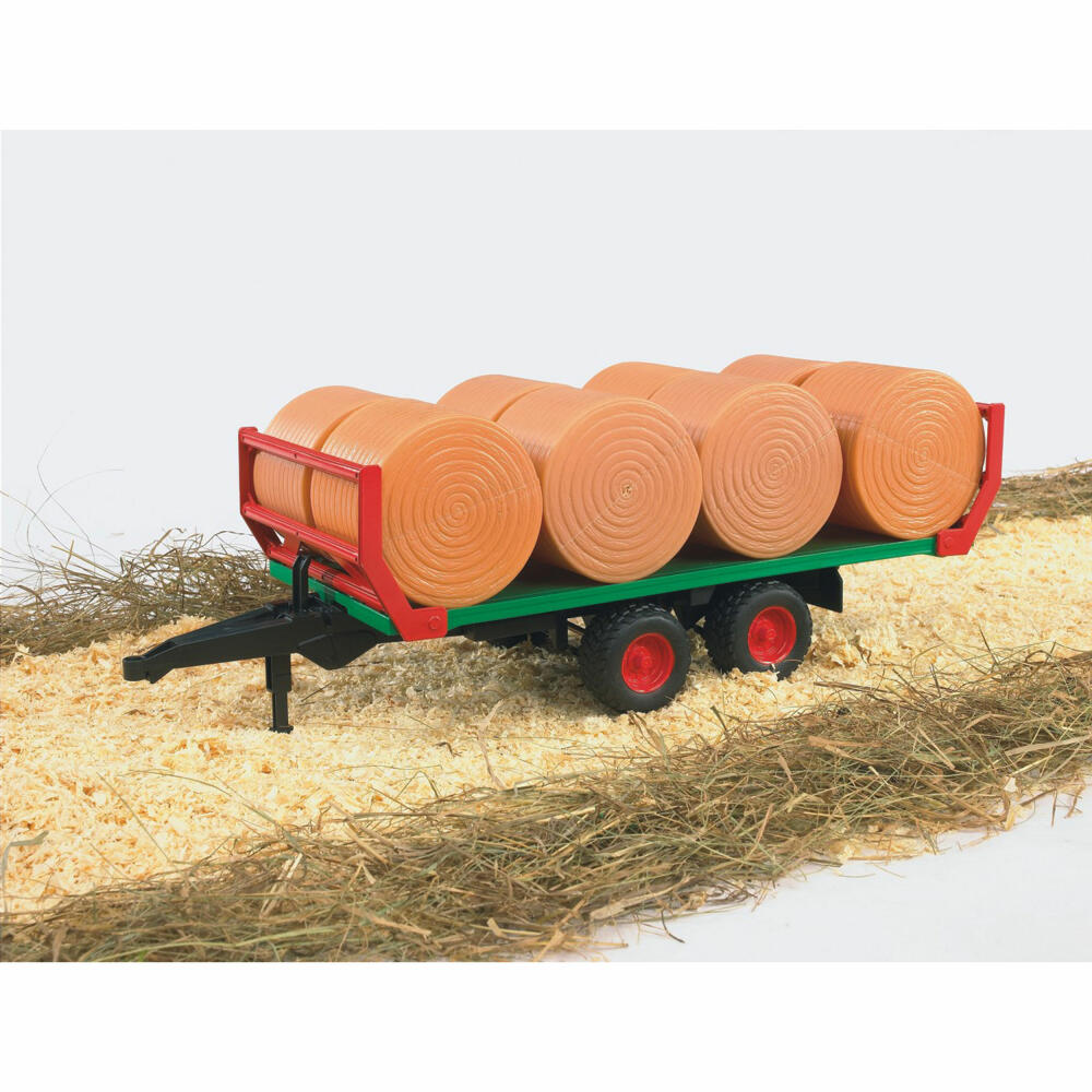 Bruder Agriculture Bale Transport Trailer, Model Vehicle, Model Vehicle, Toy, Accessories, 02220