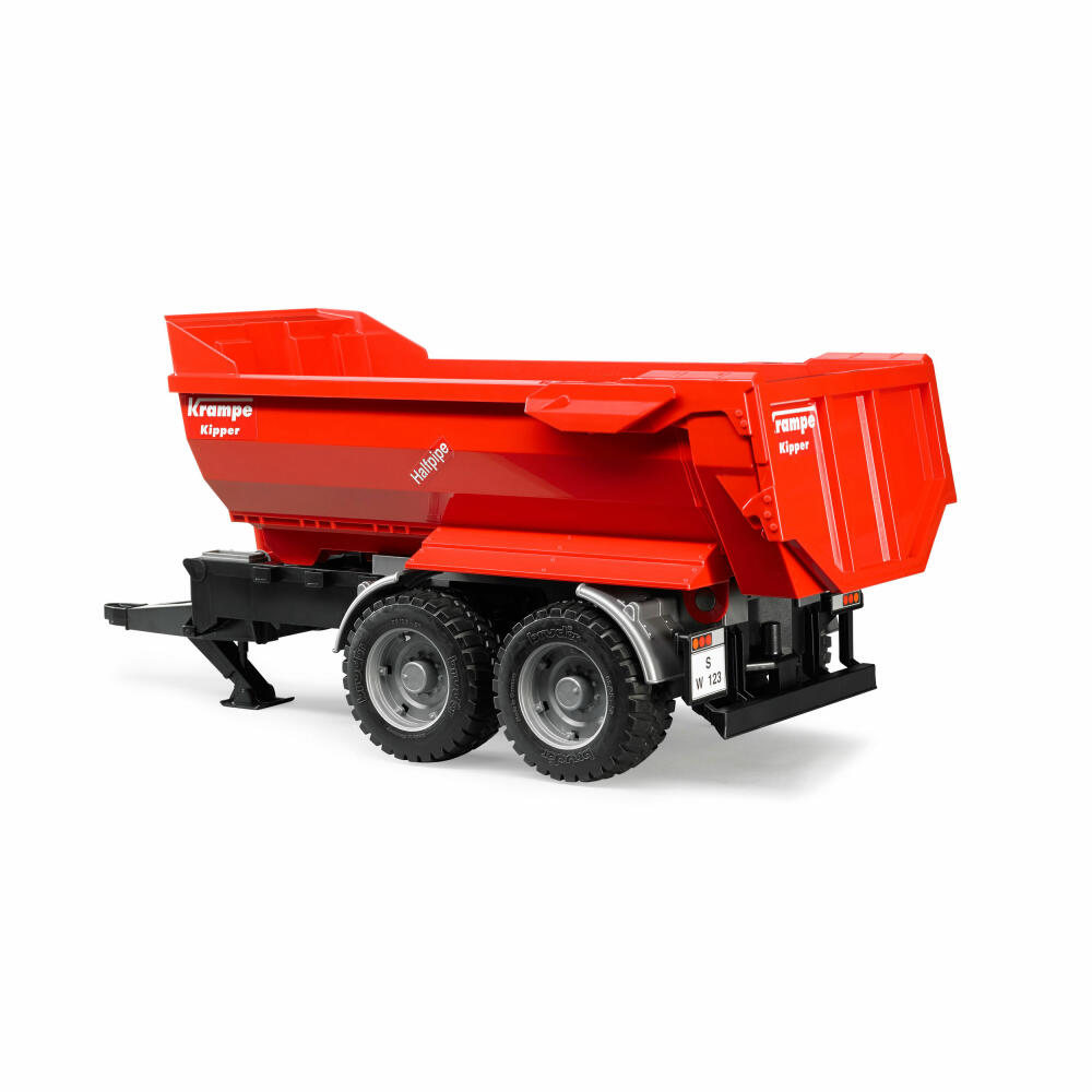 Bruder Agriculture Krampe Tandem Halfpipe Tipper Trailer, Model Vehicle, Model Vehicle, Toy, Accessories, 02225