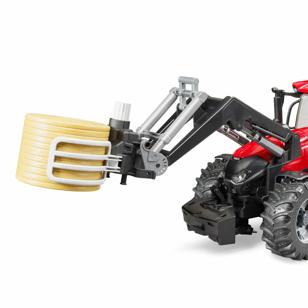 Bruder Agriculture Bale Grabber, with Round Bales, Accessories, for Front Loader, Model Vehicle, Toy, 02332