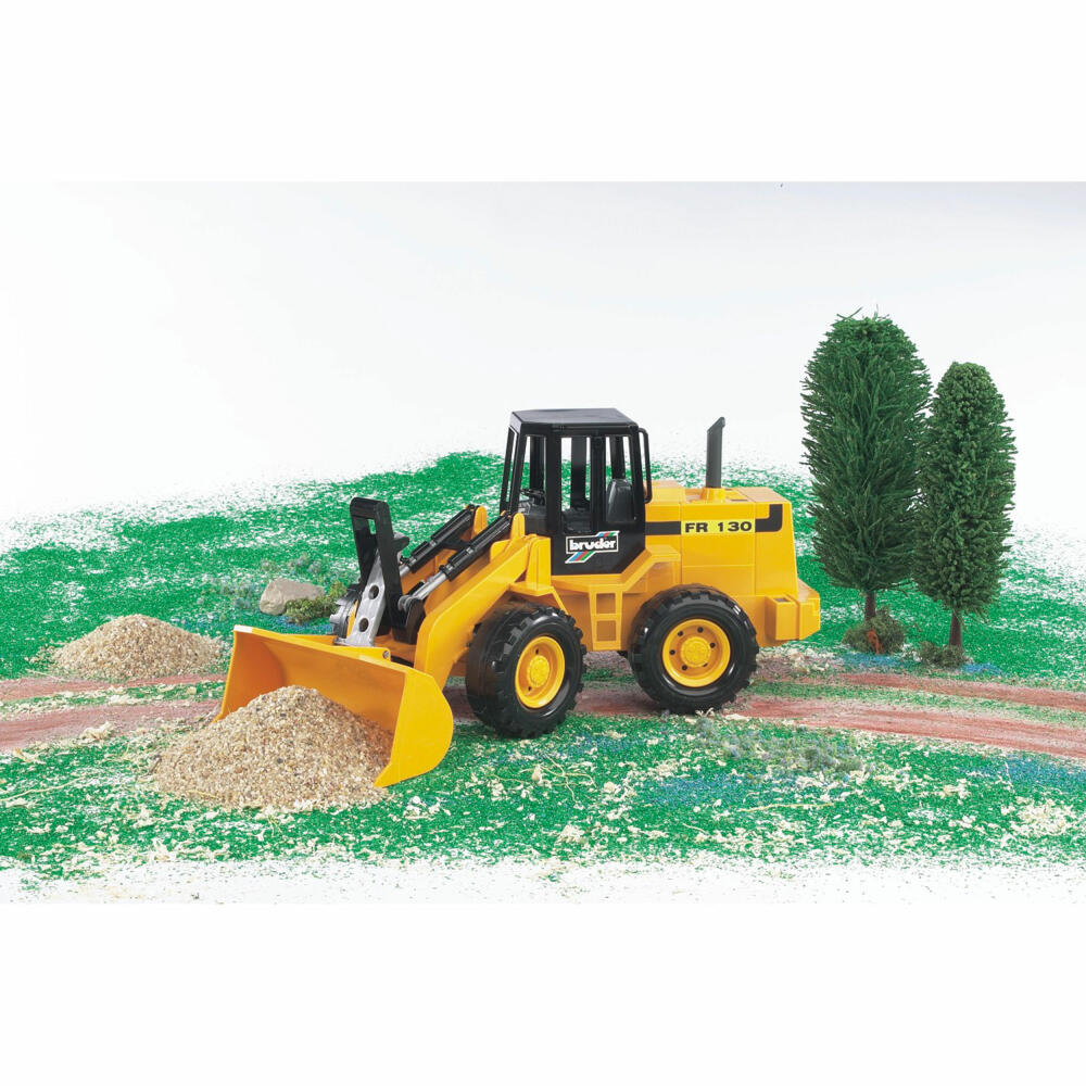 Bruder Construction Vehicles Articulated Wheel Loader FR 130, Articulated Wheel Loader, Model Vehicle, Model Vehicle, Toy, 02425