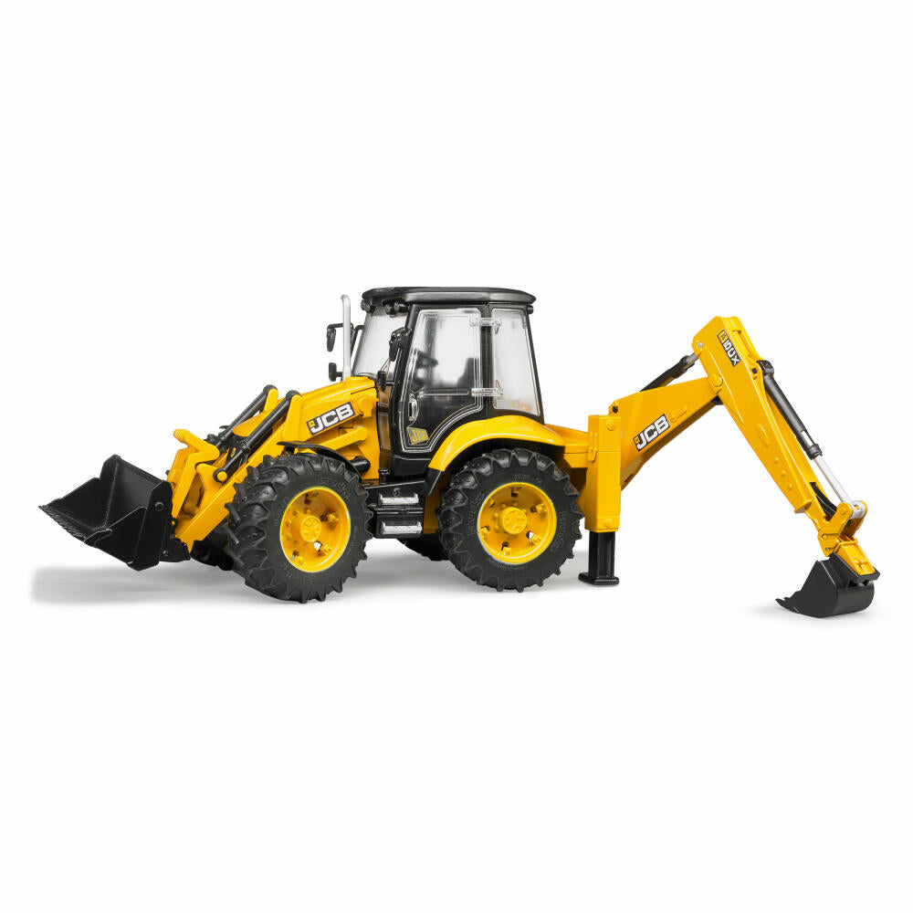 Bruder Construction Vehicles JCB 5CX Eco Backhoe Loader, Excavator, Model Vehicle, Model Vehicle, Toy, 02454