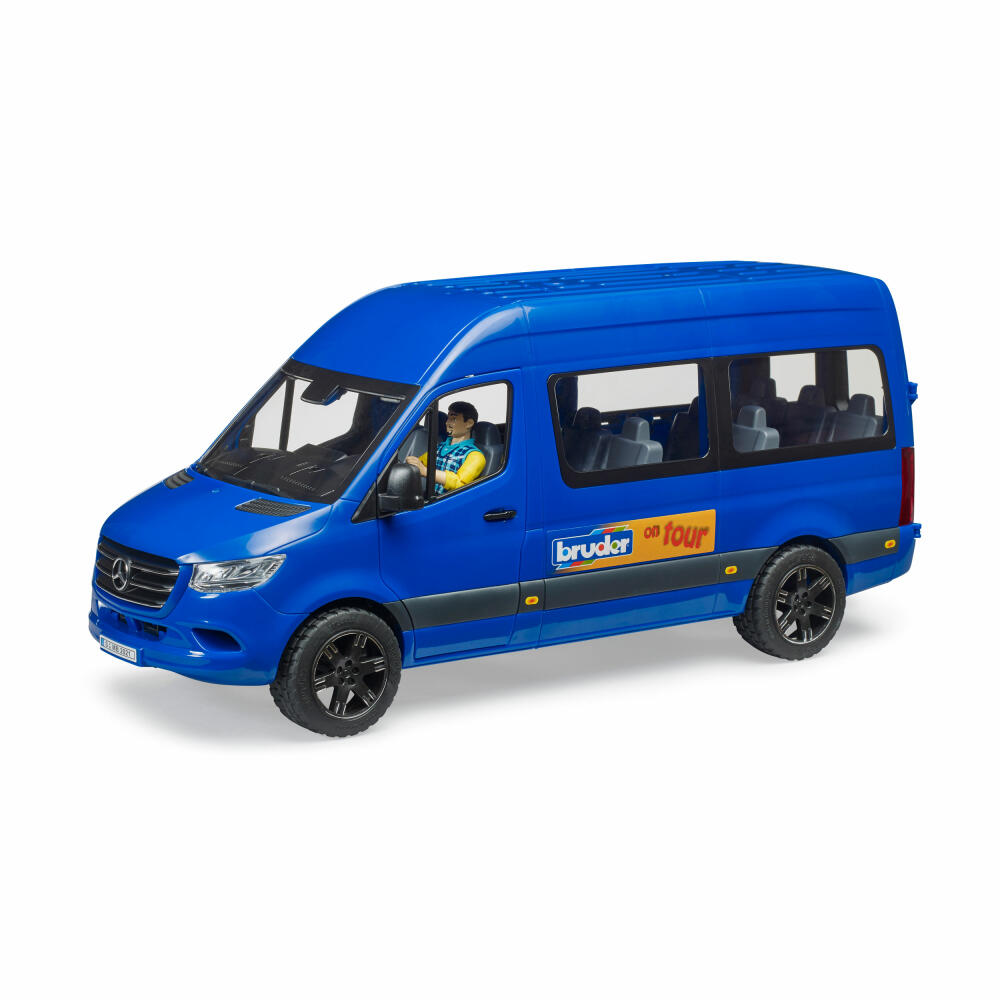 Bruder MB Sprinter Transfer with driver, bus, toy car, toy car, 02681