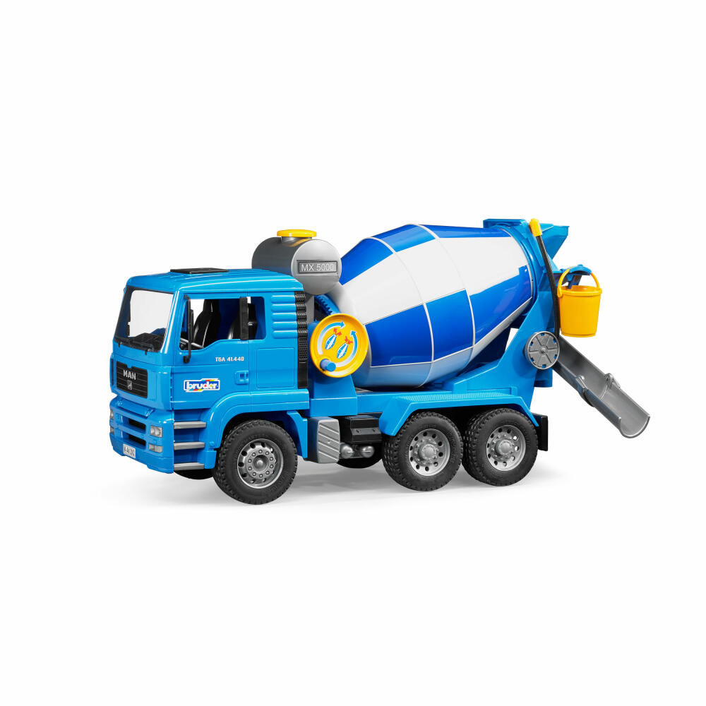 Bruder Baufahrzeuge MAN TGA Betonmisch-LKW, Betonmischer, Modellfahrzeug, Modell Fahrzeug, Spielzeug, 02744