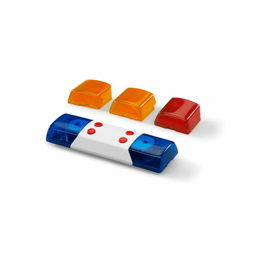 Bruder Baufahrzeuge Zubehör Light & Sound Modul Universal, Motorgeräusch, Sirene, Feuerwehr, Polizei, Modell Fahrzeug, 02802