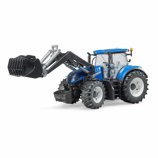 Bruder Landwirtschaft New Holland T7.315, mit Frontlader, Traktor, Modellfahrzeug, Modell Fahrzeug, Spielzeug, 03121