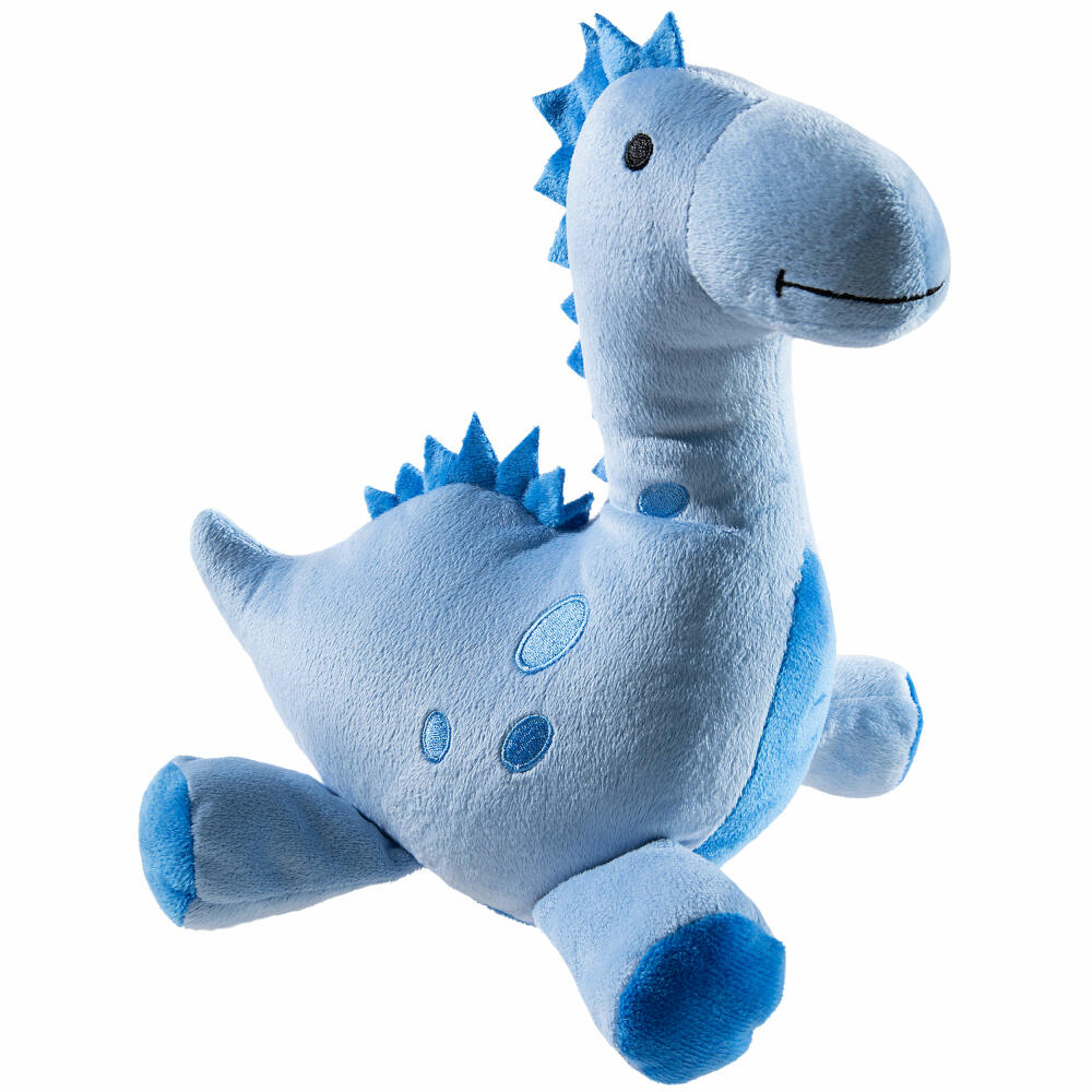 Heunec Knuffel Dinosaurier blau liegend, Kuscheltier, Plüschtier, Stofftier, 26 cm, 457362