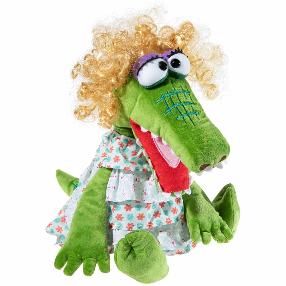 Heunec Jan & Henry - Crocodella Handspielpuppe, Handpuppe, Puppentheather, Puppe, 40 cm, 584778