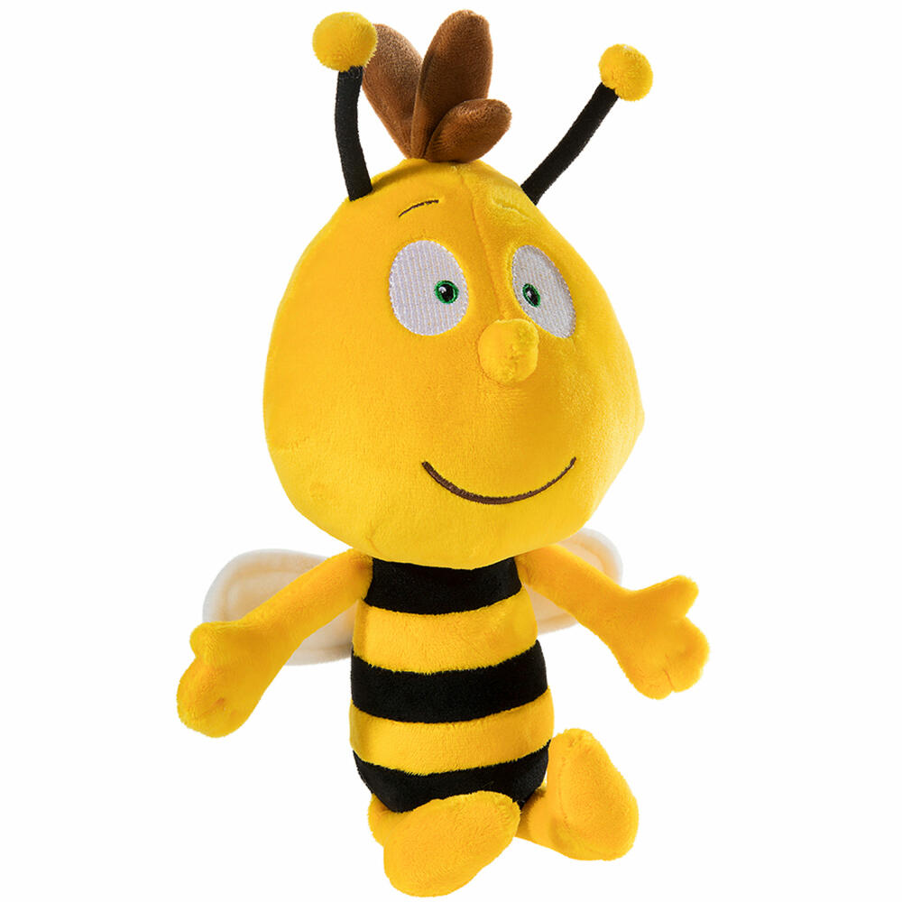 Heunec Biene Maja Willi mittel, Kuscheltier, Plüschtier, Stofftier, 30 cm, 605671