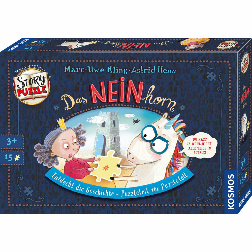 KOSMOS Mein erstes Story-Puzzle Das NEINhorn, Legespiel, Kinderspiel, ab 3 Jahren, 684808