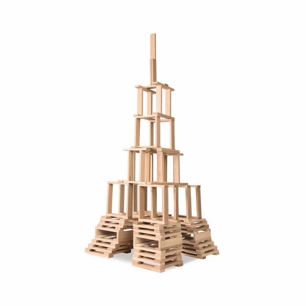 Eichhorn wooden construction kit, 200 pcs., wooden blocks, building blocks, wooden building blocks, building blocks, wooden blocks, wood, 100001612