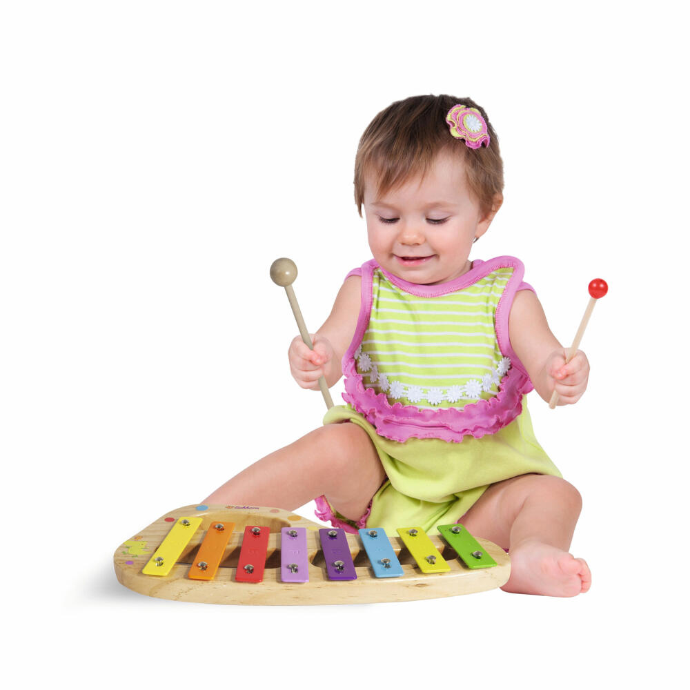 Eichhorn Music Xylophone, 8 tones, musical instrument, instrument, children, wooden toy, wood, 100003482